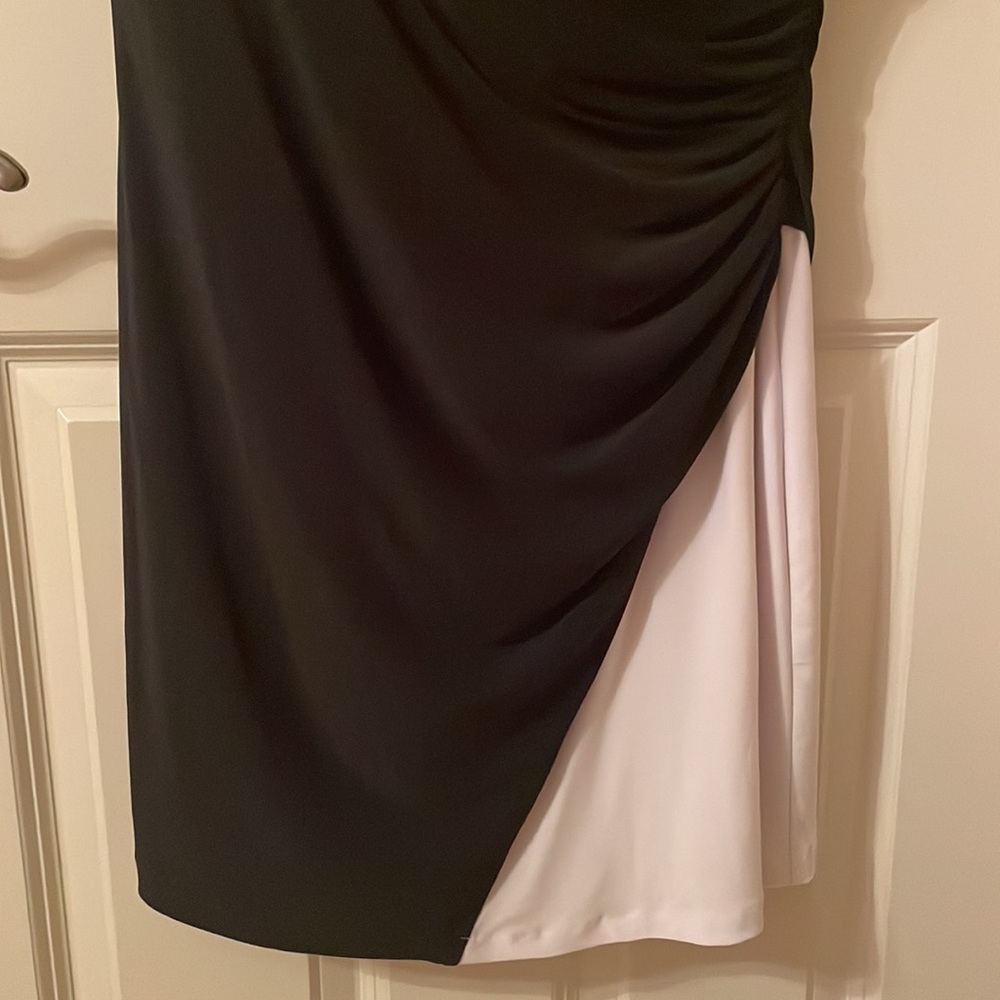 Ralph Lauren Women's Black and White Dress Size 12 EUC - Picture 6 of 11